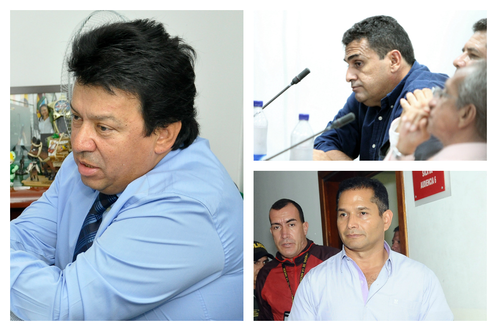 Orlando Arciniegas (izquierda), exasesor de la Secretaría de Hacienda de Ibagué. Carlos H. Ángel (arriba), exgerente del Imdri. Oswaldo Mestre, exsecretario de Hacienda de Ibagué. / Fotos: Nuevo Día