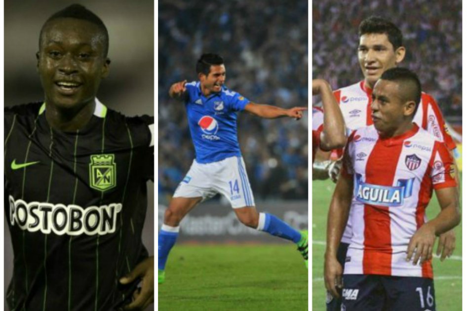 Nacional, Millonarios y Júnior, los tres grandes que puntean en la Liga Águila