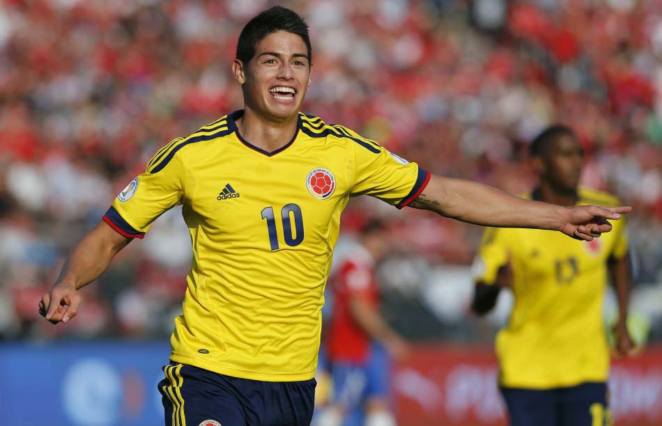James Rodríguez, es uno de los convocados al Mundial Brasil 2014
