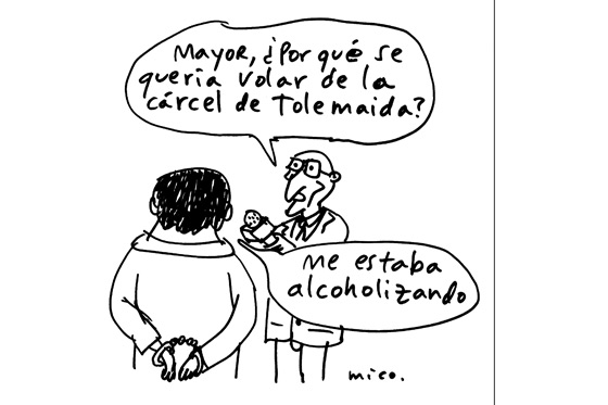 Mayor alcoholizado