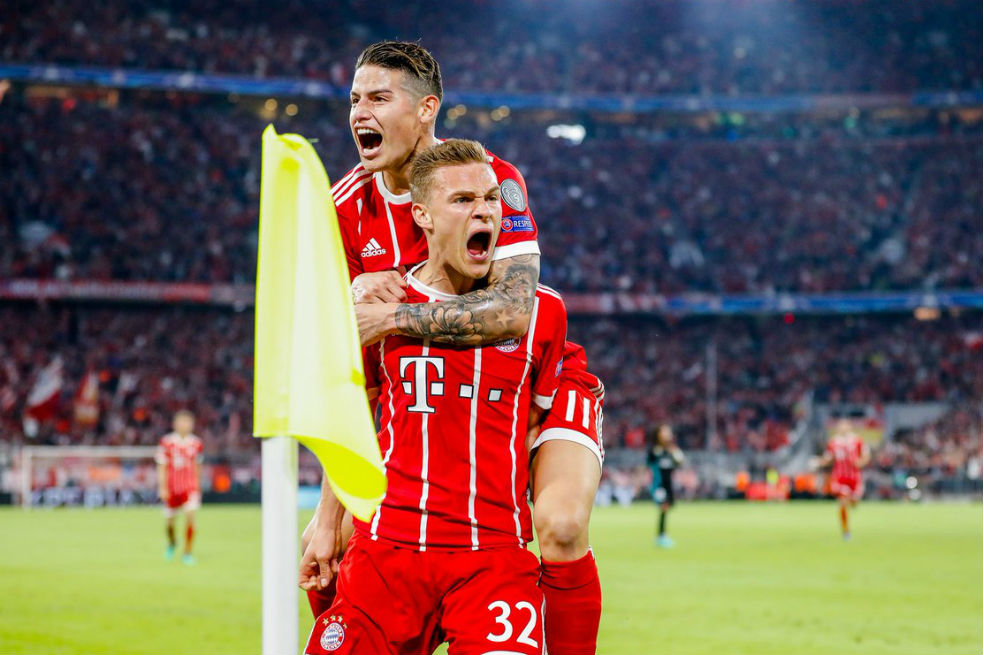 El mejor del Bayern: los números de James ante el Real Madrid