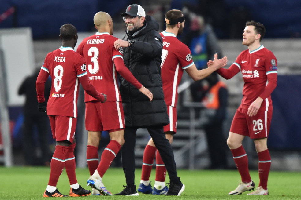 Liverpool avanzó a los cuartos de final de la Champions