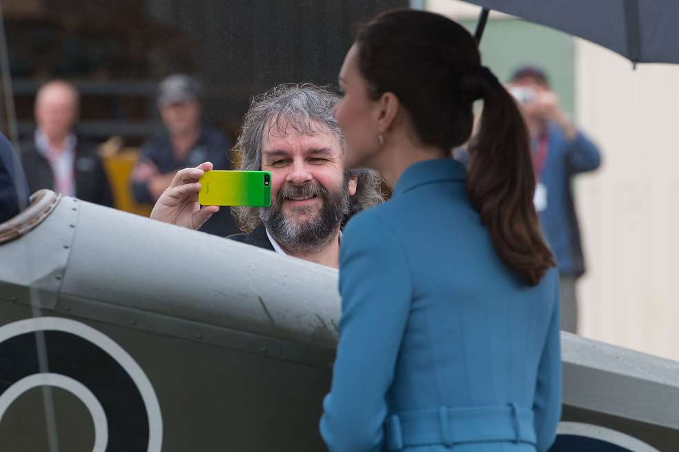 Peter Jackson, encantado con la princesa Catalina