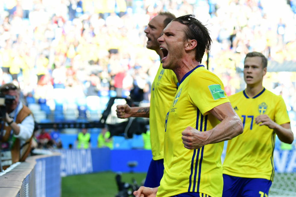 Suecia le ganó 1-0 a Corea del Sur gracias a un penal pitado con el VAR