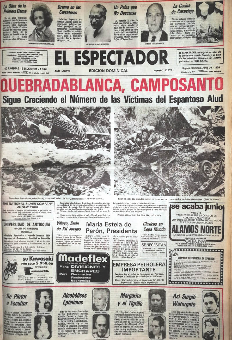 Vía al Llano, una tragedia de 45 años