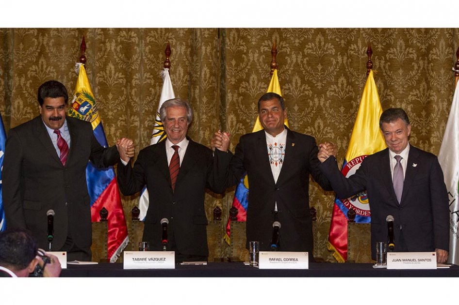 La otra cita: delegaciones ministeriales de Venezuela y Colombia
