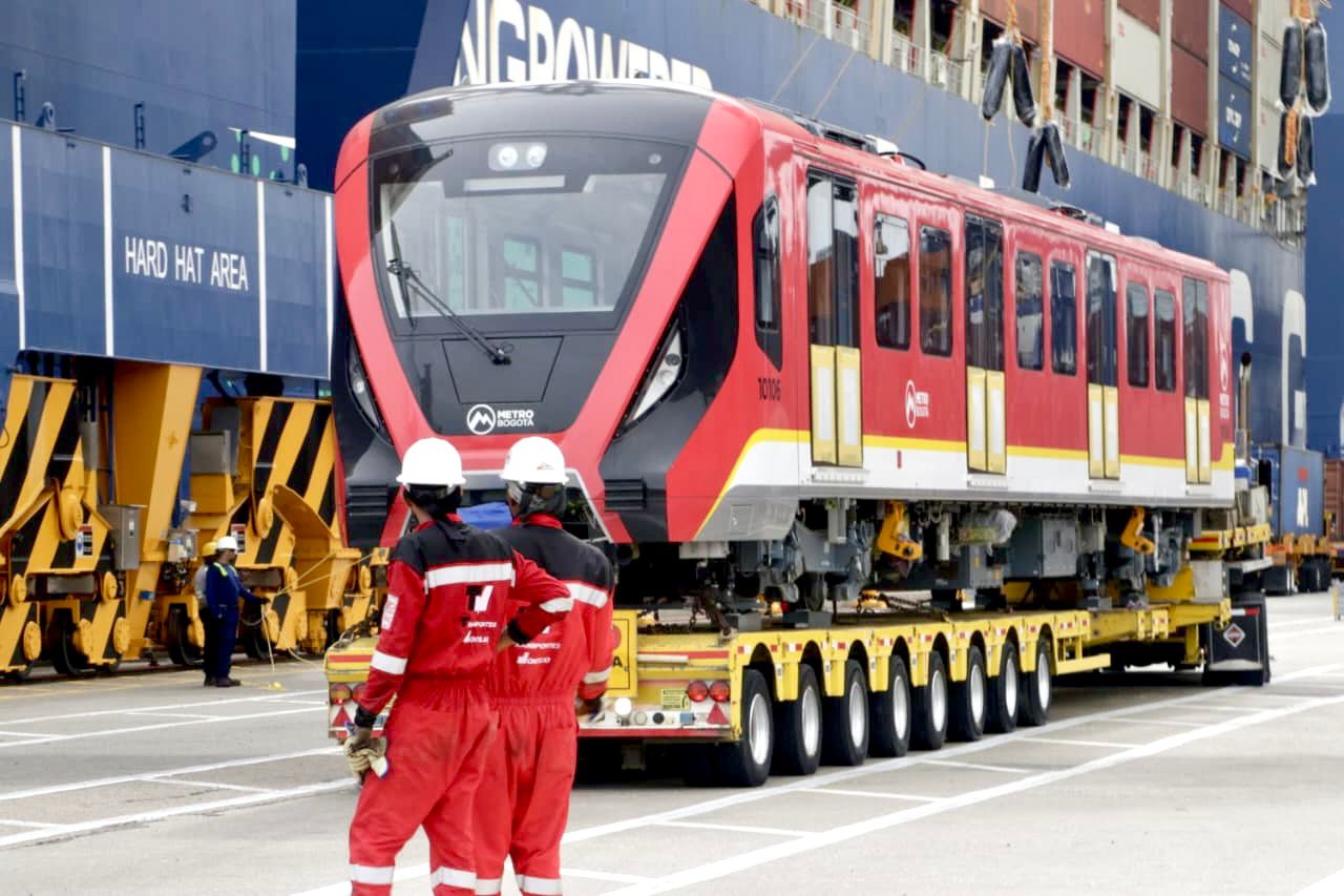 Arribó al puerto de Cartagena segundo tren de la Línea 1 del Metro