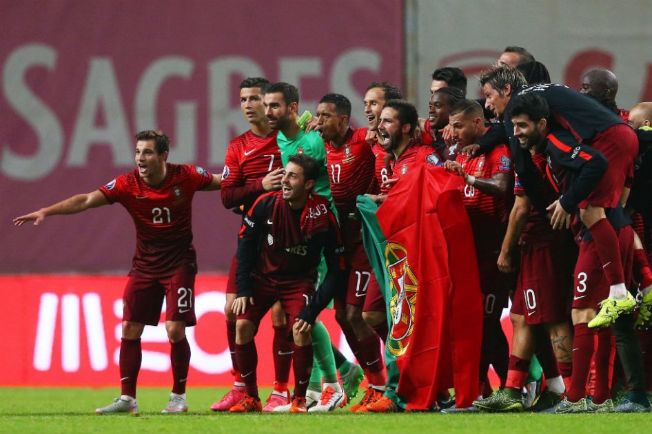 La selección de Portugal venció 1-0 a Dinamarca. Foto: AFP