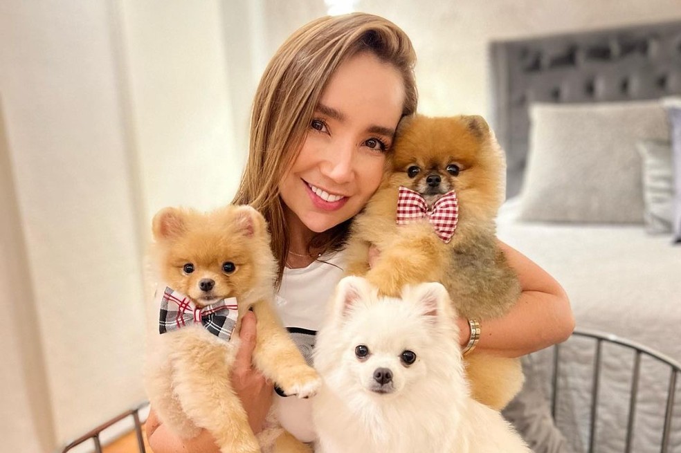 Foto: Paola Jara tinturó el pelo de su perrita y recibió fuertes críticas