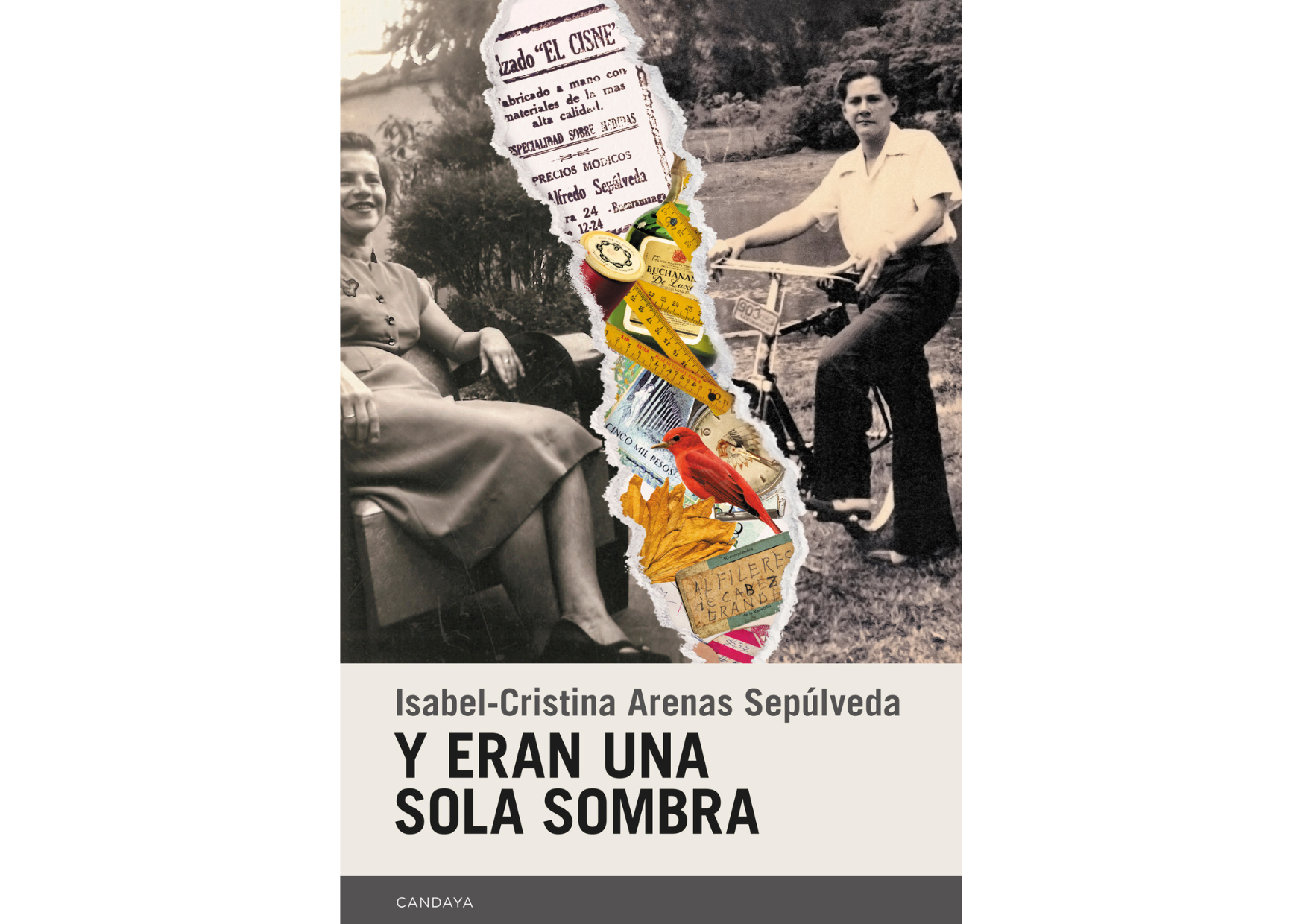 Portada del libro "Y eran una sola sombra" de la escritora Isabel-Cristina Arenas Sepúlveda, publicada por la editorial Candaya, 2022.