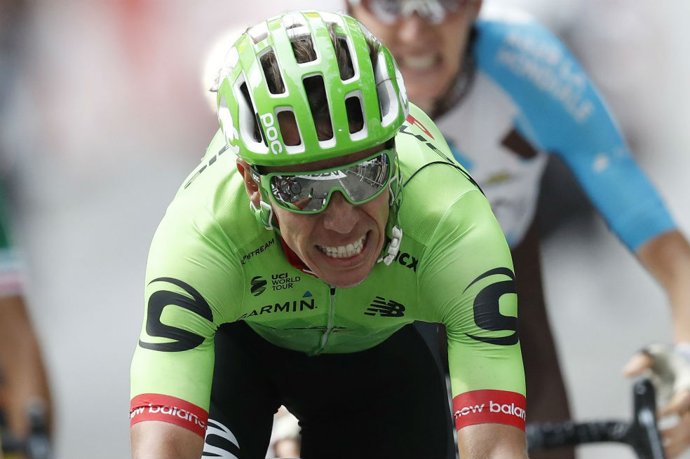 Rigoberto Urán logró el podio en el Giro de Emilia