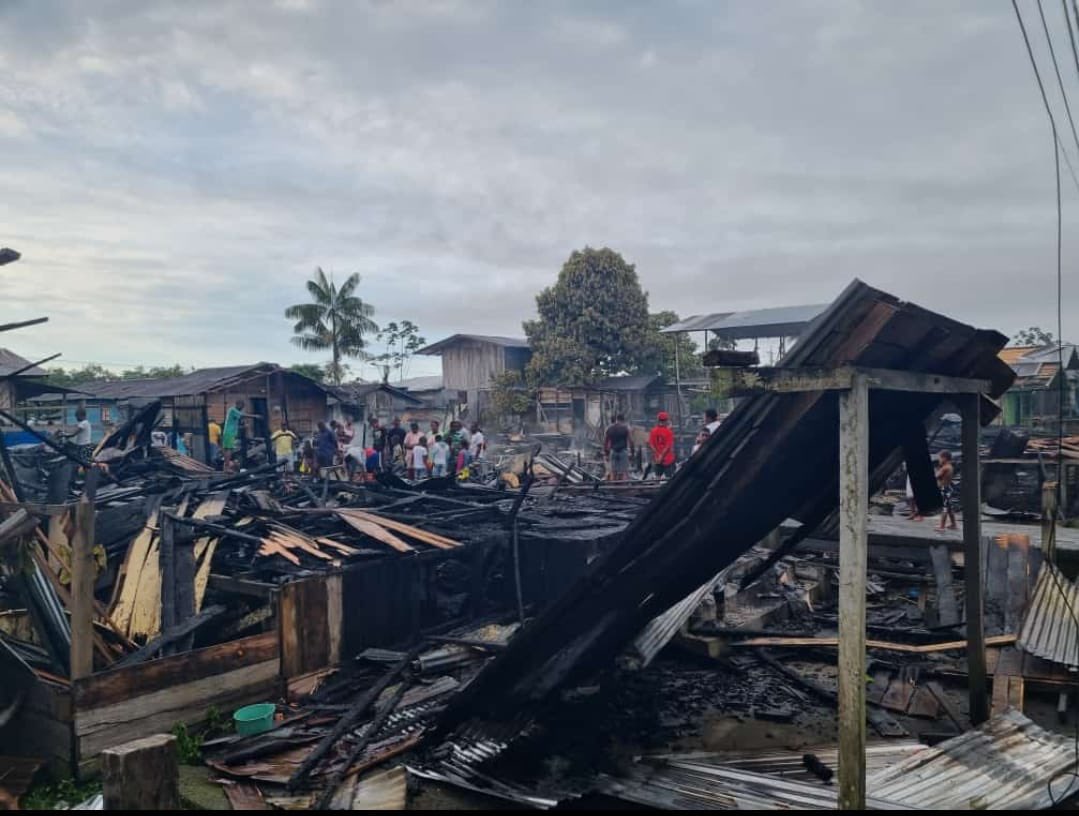 Incendio en Vigía del Fuerte, Antioquia, consumió siete viviendas