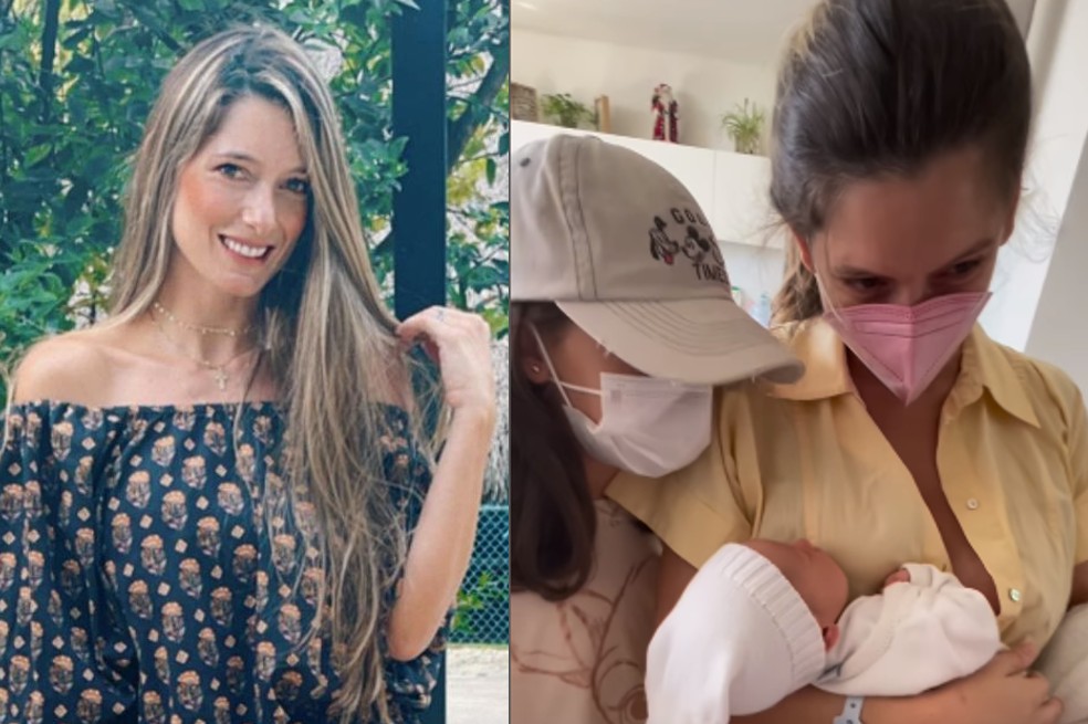 Video: Daniella Donado mostró emotivo momento al llegar a casa con su tercer bebé