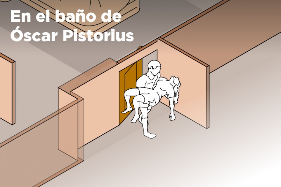 En el baño de Óscar Pistorius