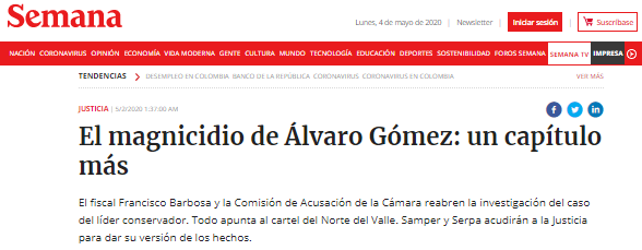 De un tiempo para acá la revista Semana anda en modo esquizoide, conviviendo a la vez con Dios y el diablo. Prueba de ello es su última edición, donde por un lado trae los resultados de una investigación que brilla con luz propia adelantada por Ricardo Calderón, que muestra sin modo de refutación posible, que luego de una primera denuncia el Ejército siguió espiando y persiguiendo a periodistas y políticos, incluso a aliados, como Jorge Mario Eastman. (Ver Las carpetas secretas).