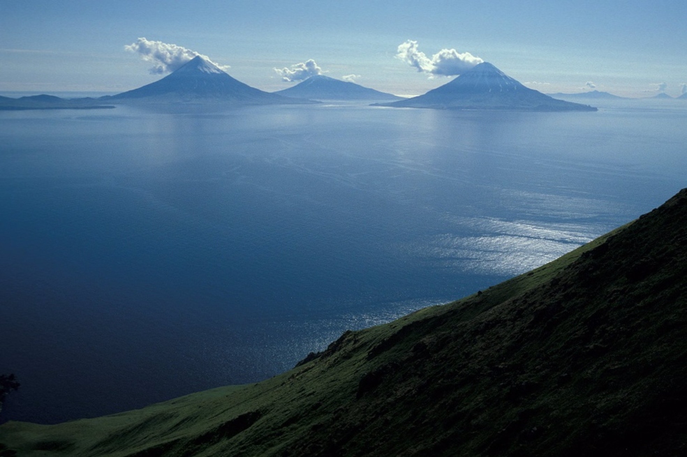 Varias islas de Alaska parecen ser parte de un mismo volcán sumergido
