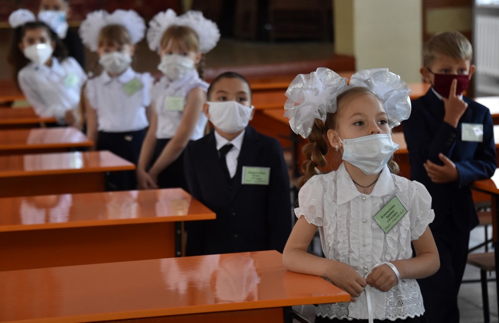 Niños de regreso a clases tras la pandemia