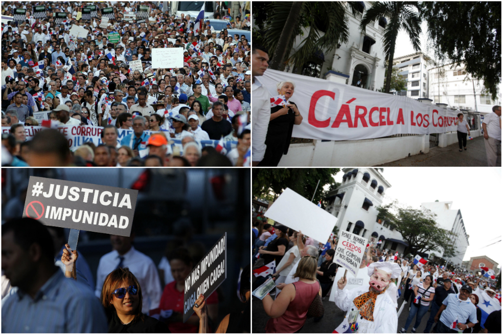 Imágenes: caso Odebrecht rompe la pasividad de los panameños y los impulsa a las calles