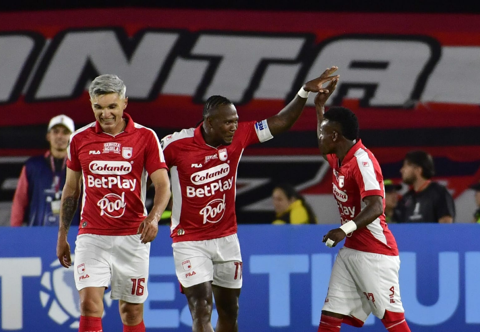 En imágenes: así se vivió el agónico empate de Santa Fe en Copa Libertadores