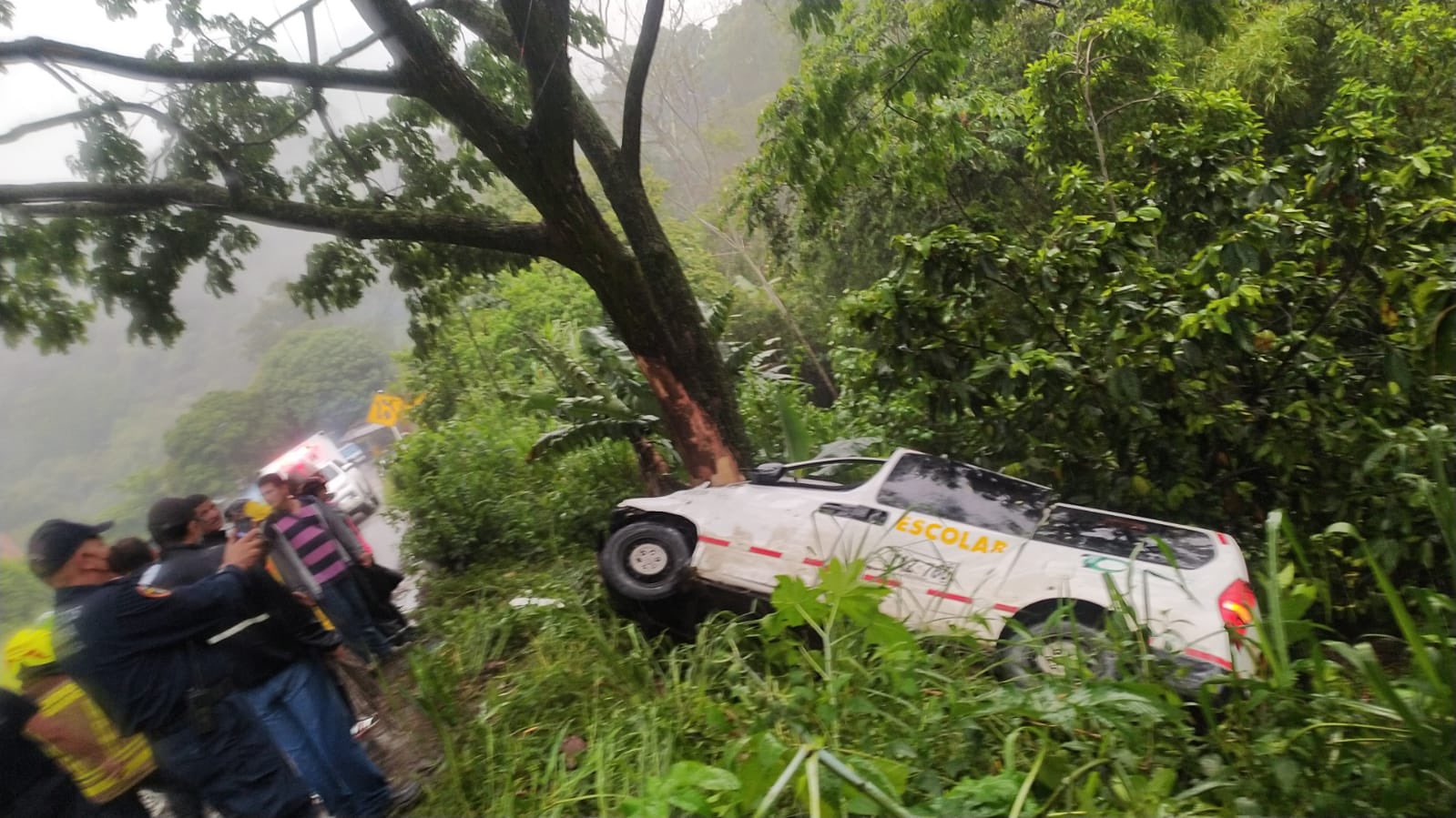 Cinco niños resultaron heridos en accidente de ruta escolar en Bucaramanga