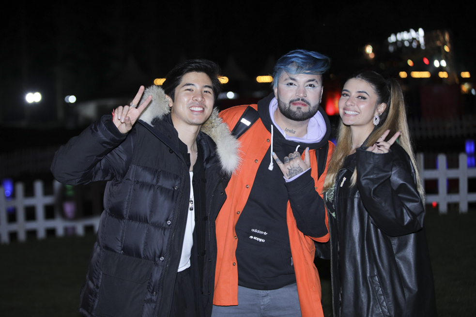 Ren Kai, Camilo Triana y Shadia Maraby