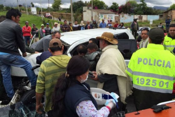 De acuerdo con Presidencia, el conductor murió tras el accidente. /Cortesía