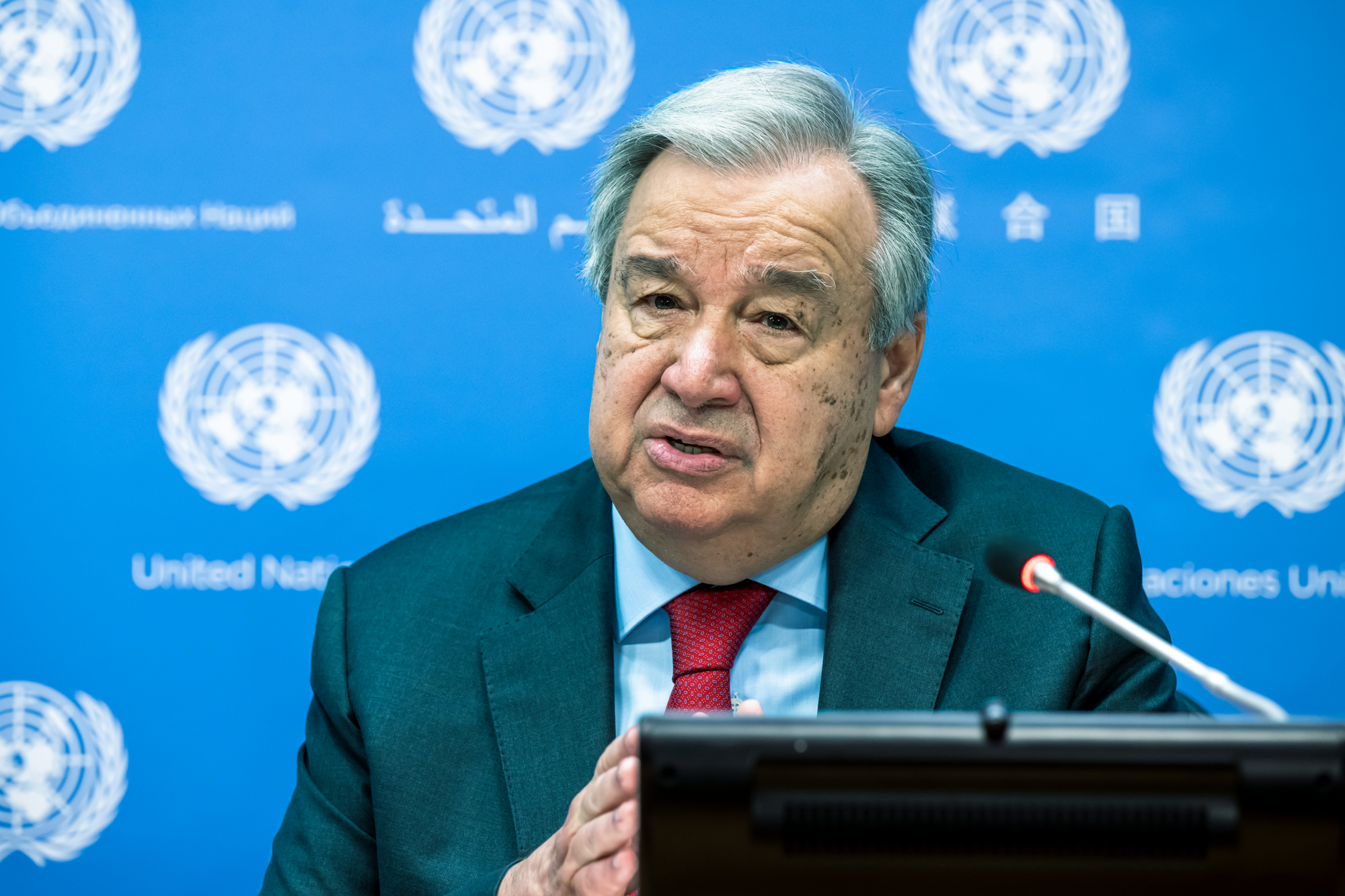 Jefe de la ONU dice que es “lamentable” la respuesta mundial al cambio climático