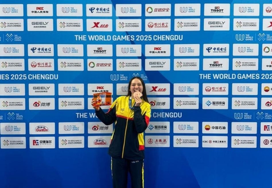 Carolina Rodríguez repitió podio y Colombia llegó a las seis medallas en Chengdú