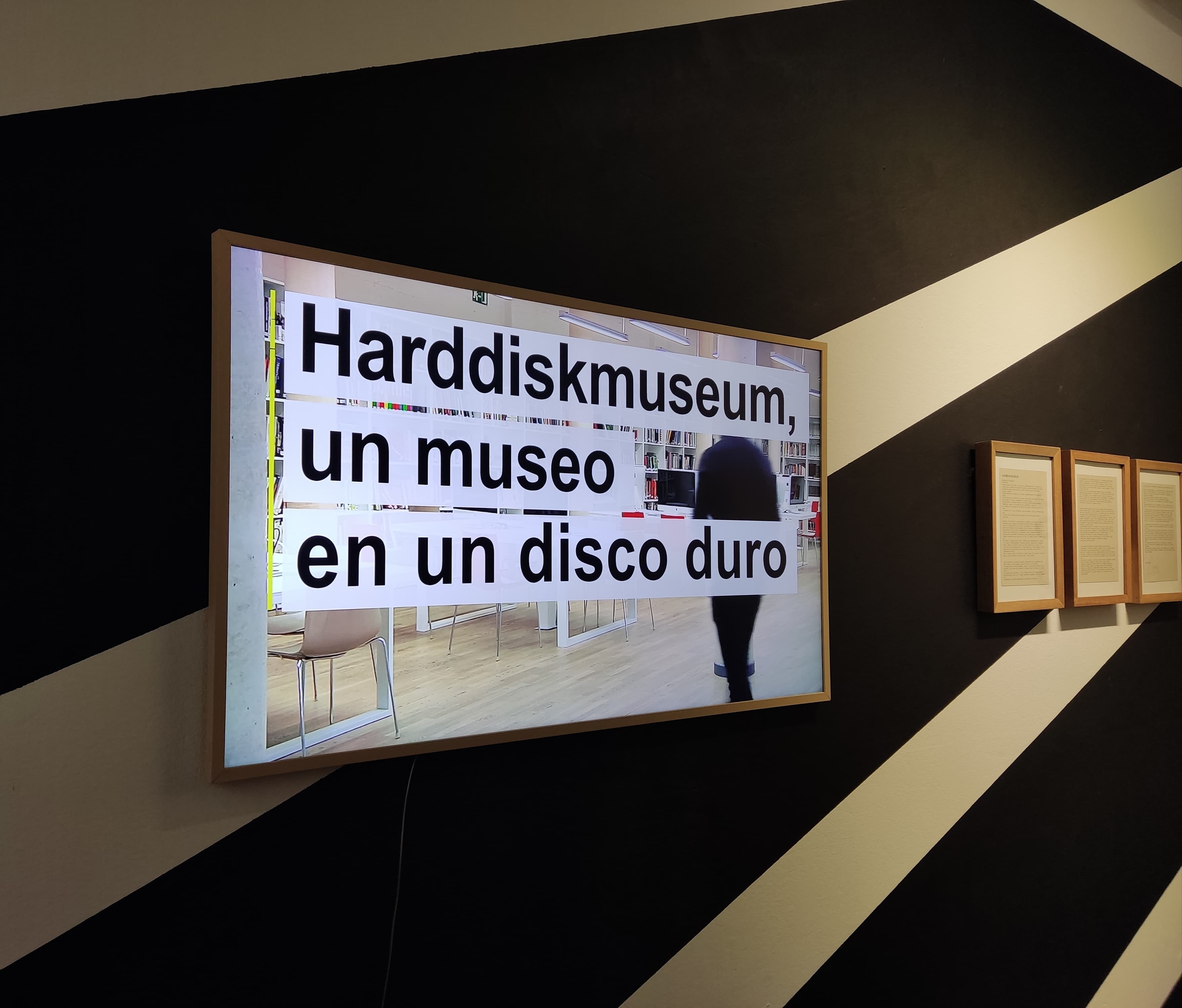 La muestra tendrá dos secciones, siendo una de ellas un conjunto de obras diferenciadas según el tipo de archivo: 3D, audio, video, imagen y código. La segunda será interactiva y necesitará de la interacción del público para "transitar y visualizar digitalmente" el museo.
