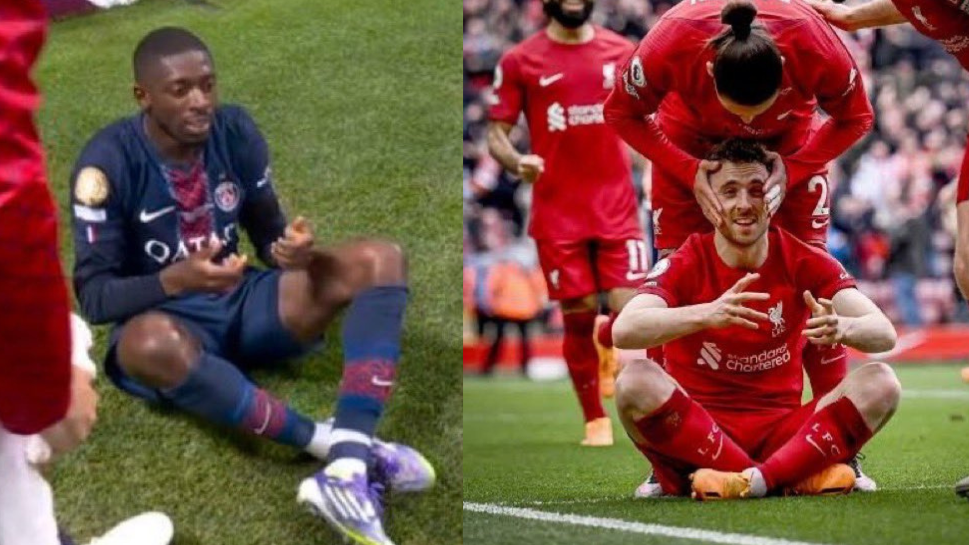 El emotivo homenaje de Dembélé a Diogo Jota tras clasificar al PSG a semifinales