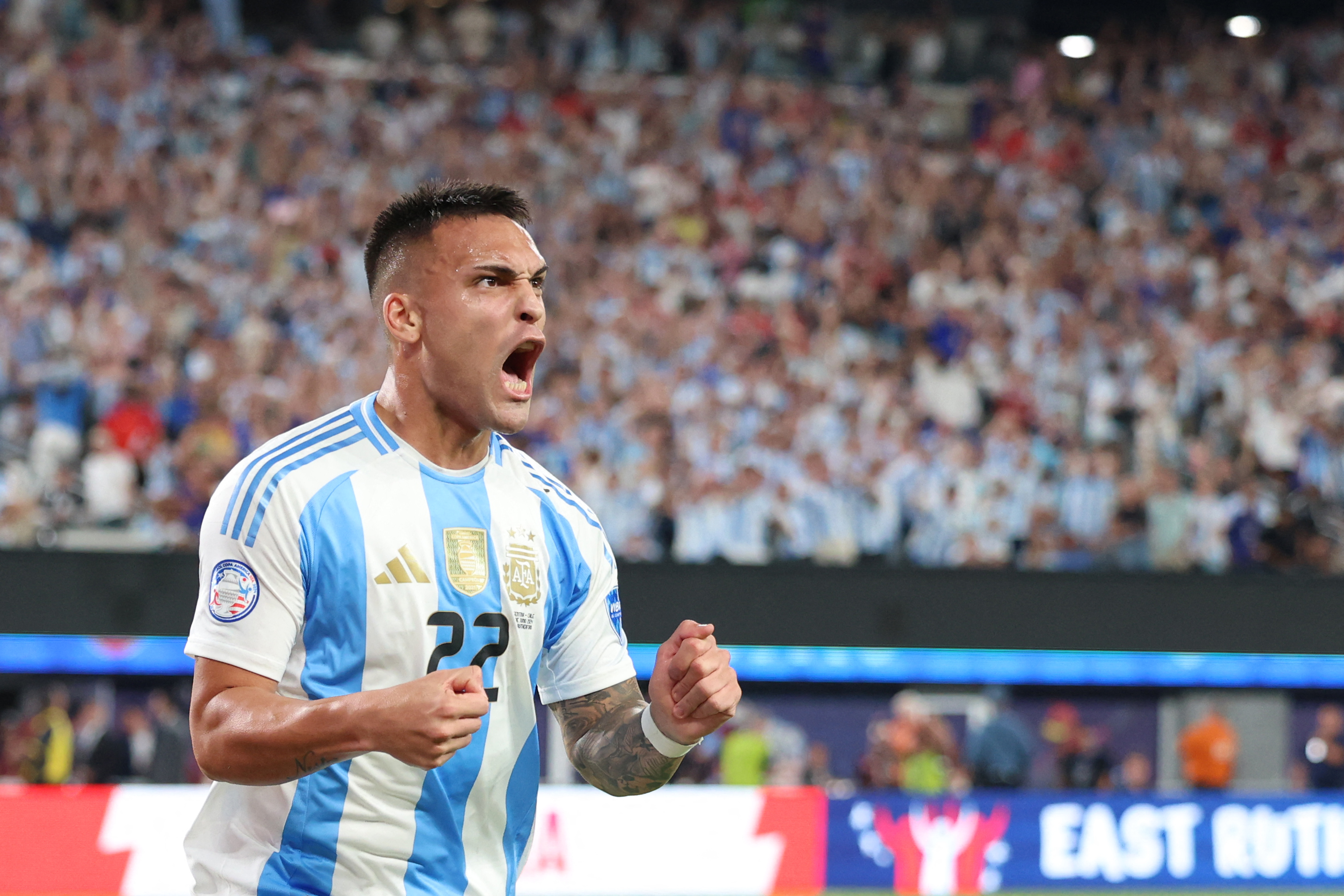 Lautaro Martínez clasificó a Argentina a cuartos de la Copa América: vea el golazo