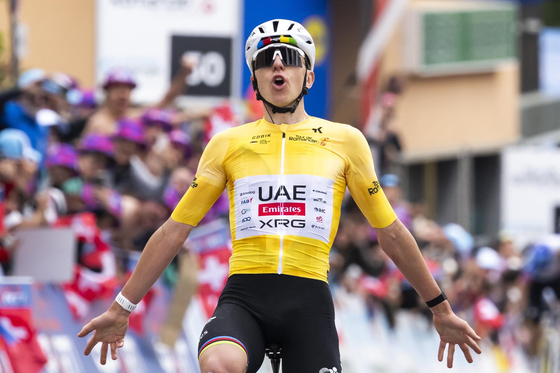 ¡Imparable e imbatible! Tadej Pogacar, campeón del Tour de Romandía 2026