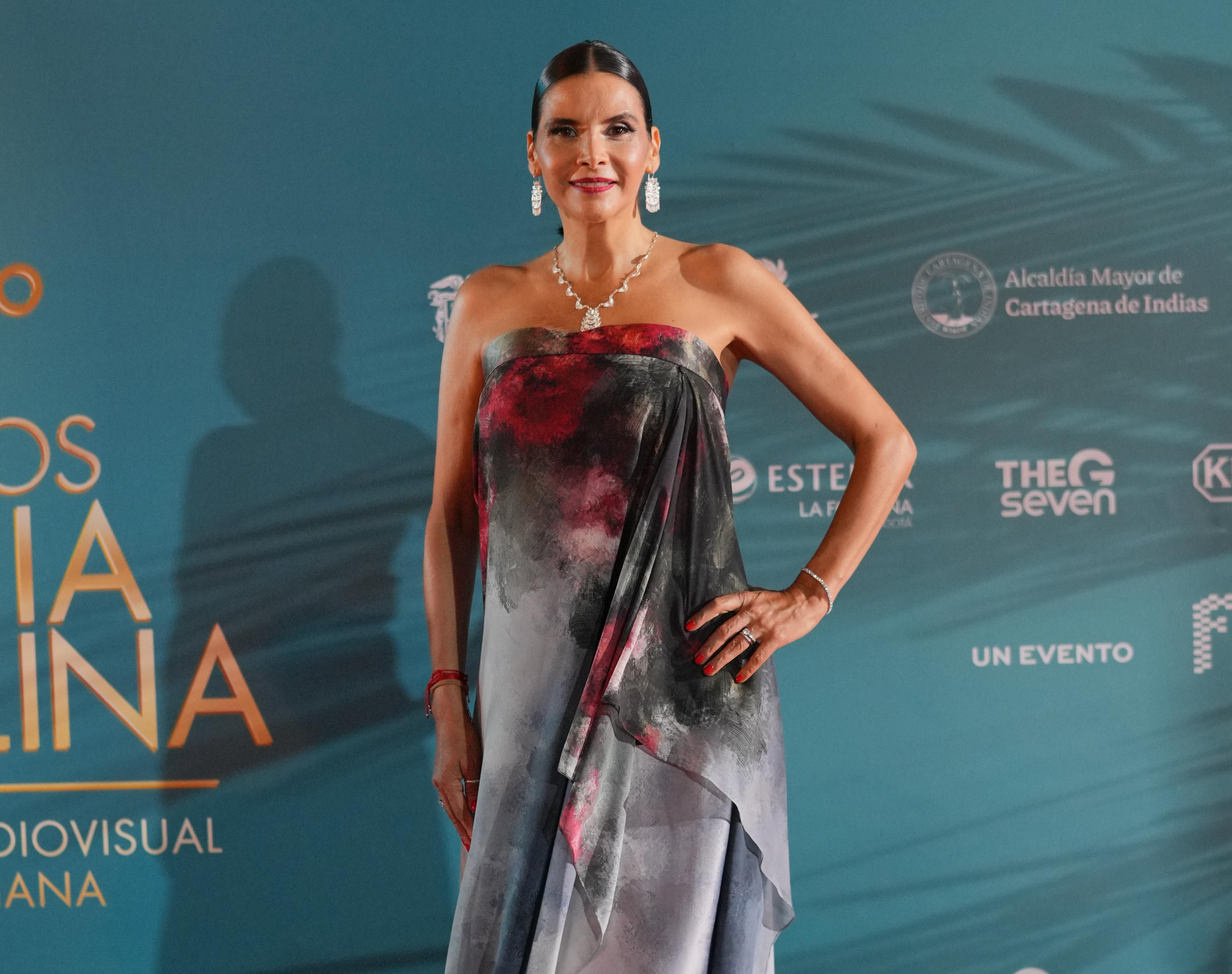 La actriz Natalia Ramírez, ha estado en varias actividades del FICCI, como conversatorios con diferentes expertos.