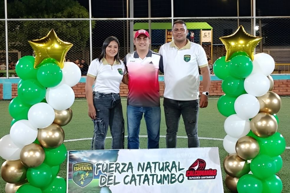 Lizianny Cubillán, Rodolfo Reyes y Jesús Apalmo.