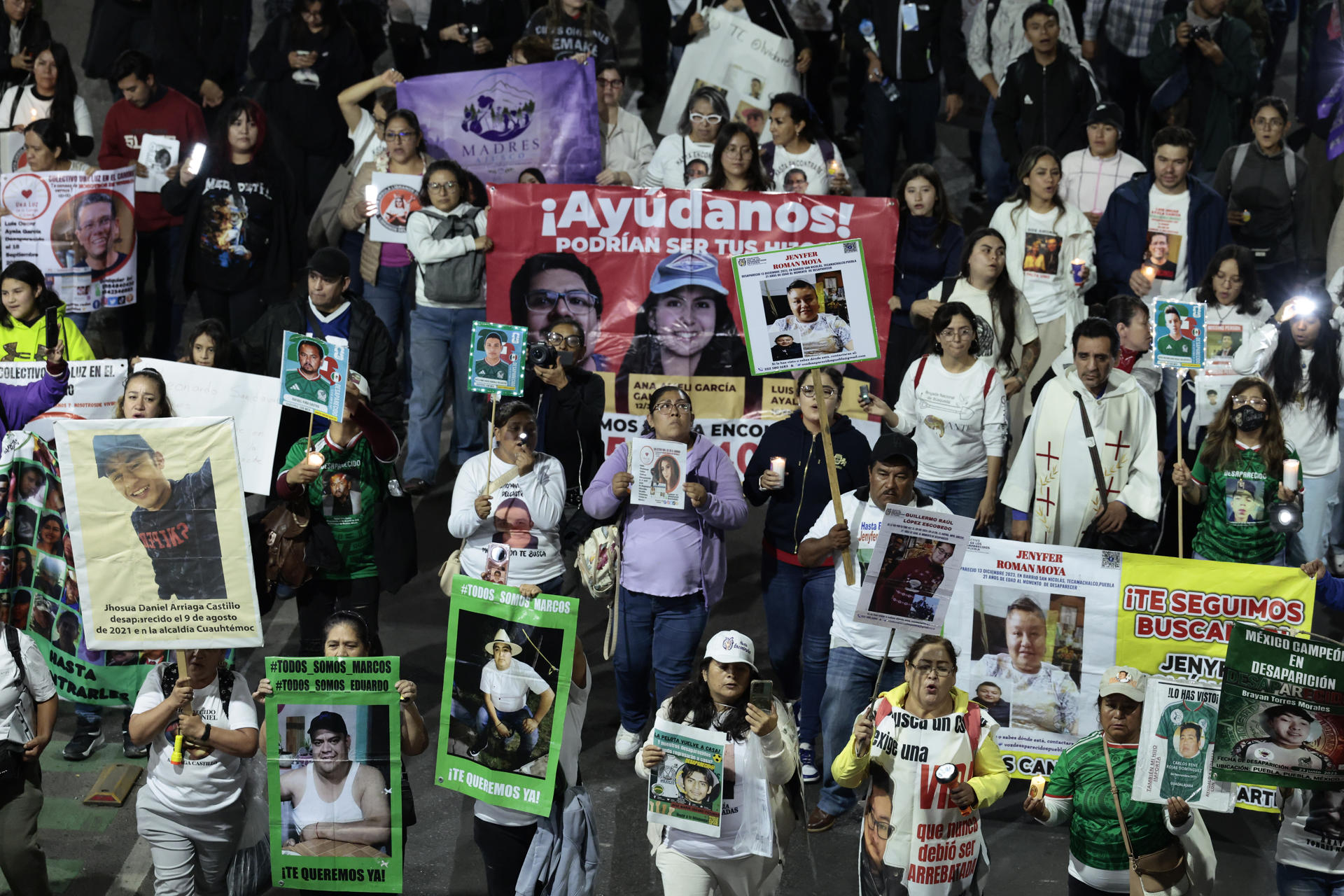 Protestas en México a horas del Mundial 2026: familiares de desaparecidos se manifiestan