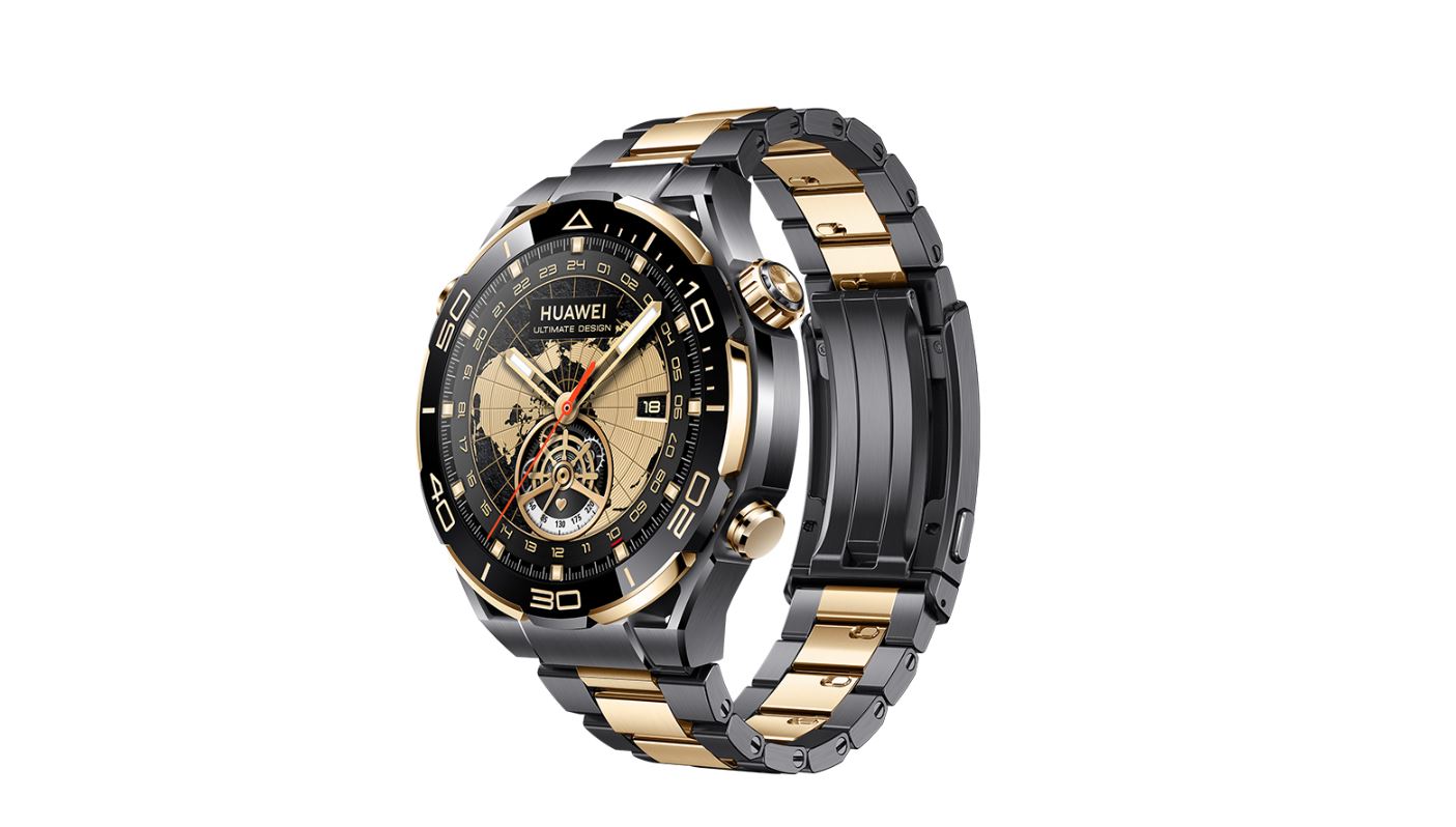 Este es el reloj con incrustaciones de oro.