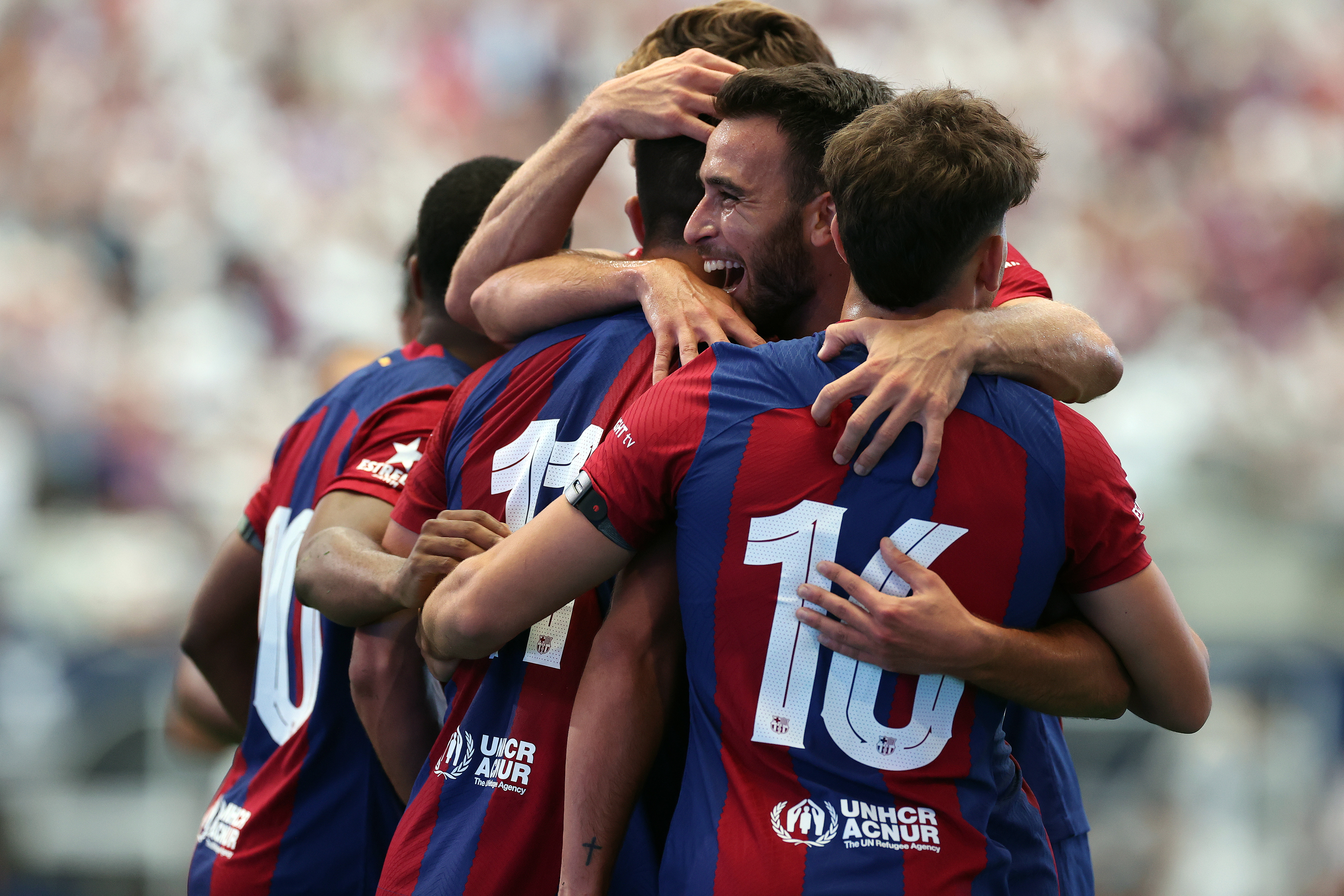 Barcelona goleó 3-0 al Real Madrid en un emocionante clásico en Estados Unidos