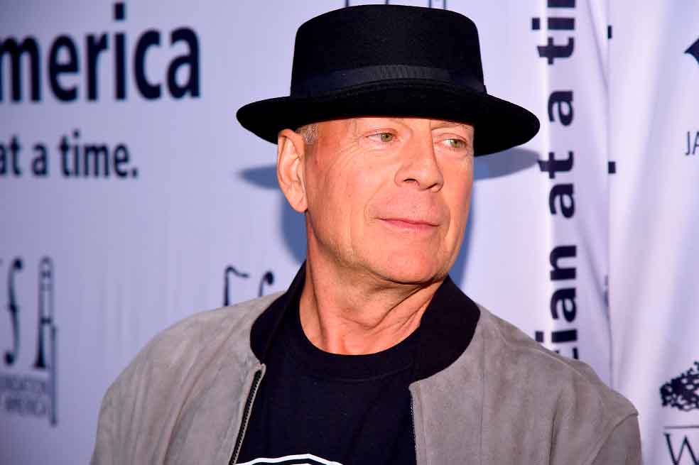 Bruce Willis se retira de la actuación tras ser diagnosticado con afasia