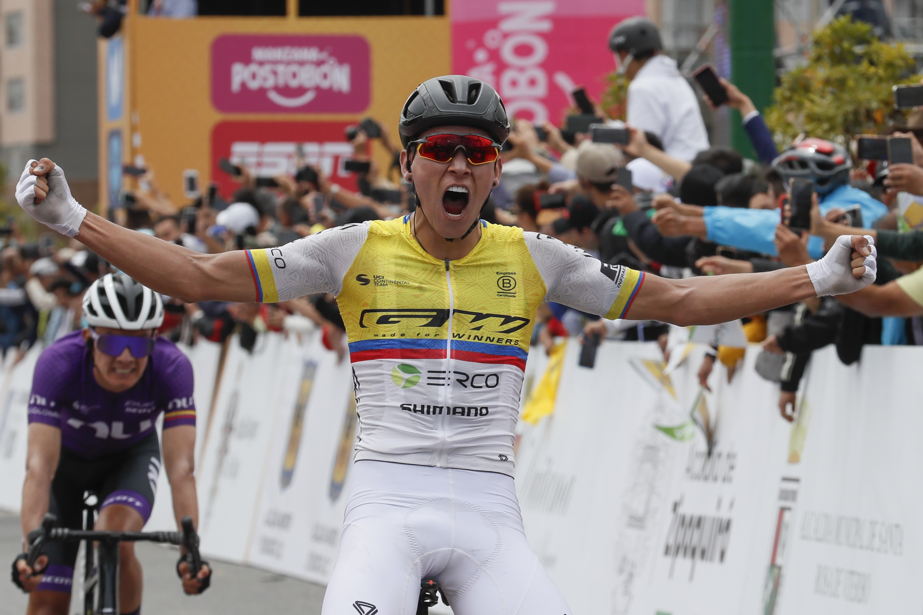¡Alejandro Osorio, el ganador de la tercera etapa del Tour Colombia!
