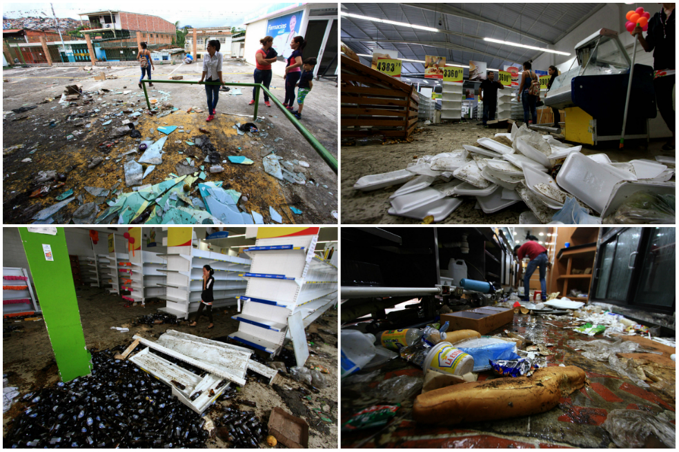 Imágenes: decenas de locales comerciales arrasados en Táchira, en la frontera con Colombia