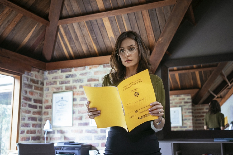 Marcela Mar en su interpretación de la abogada Ángela Iregui en la serie "No fue mi culpa". / Cortesía: Star+