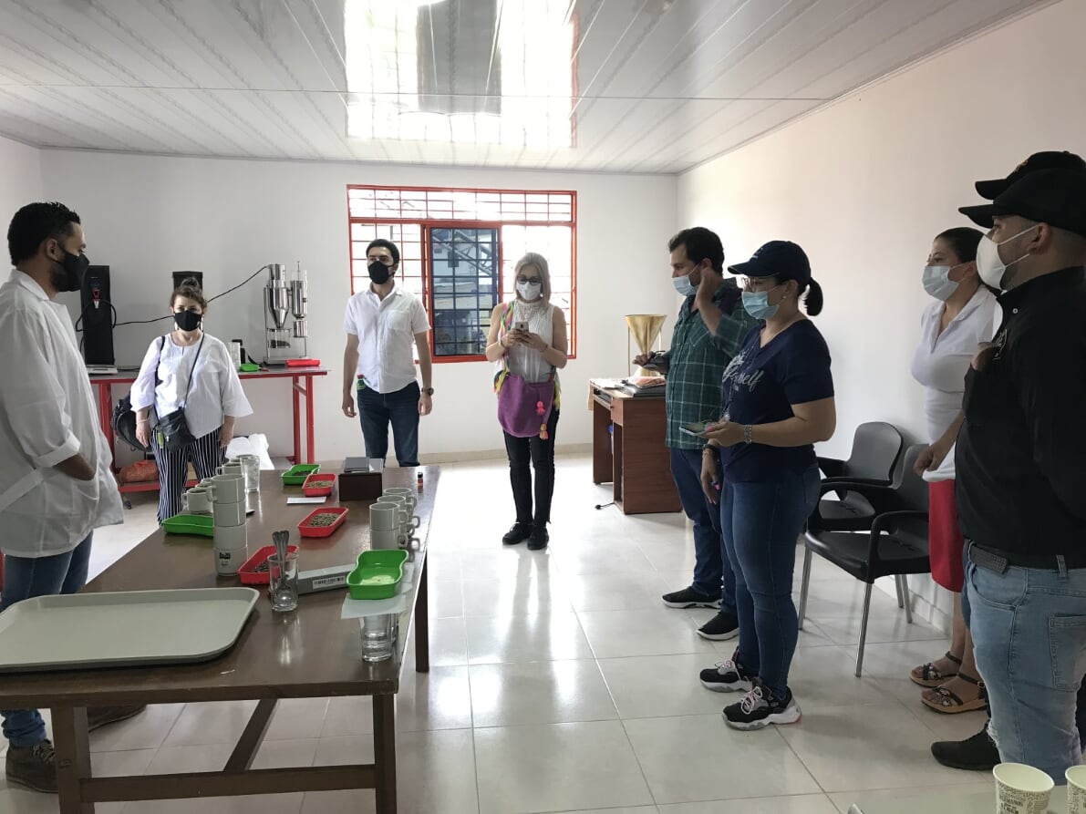 Grupo Asociativo de Cafeteros Villa Líbano, proceso y cata de café.