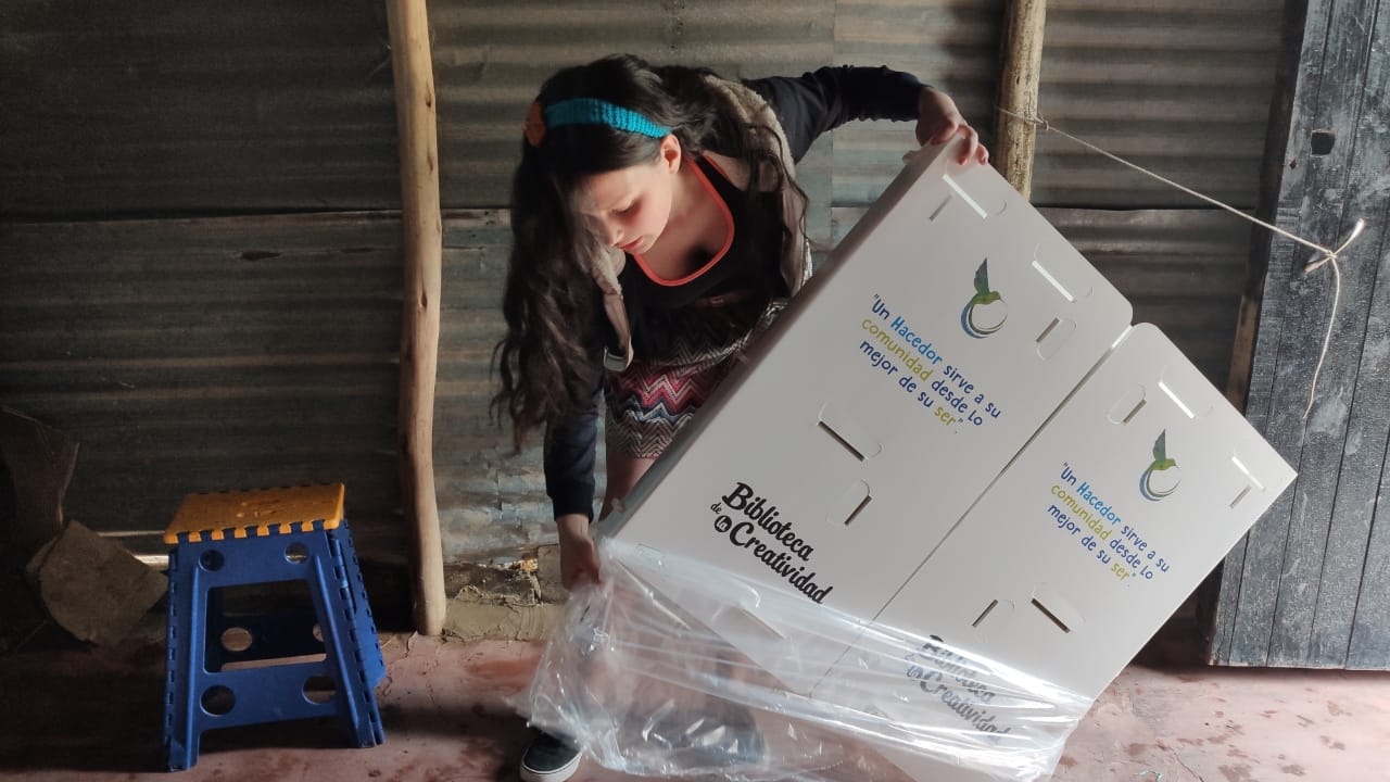 La Biblioteca de la Creatividad, ubicada en la Vereda Quiba Guabal al sur de Bogotá.