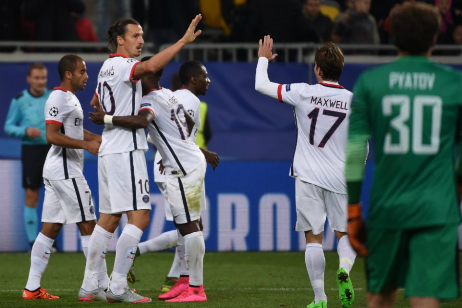 París SG se pasea en Ucrania ante el Shakhtar