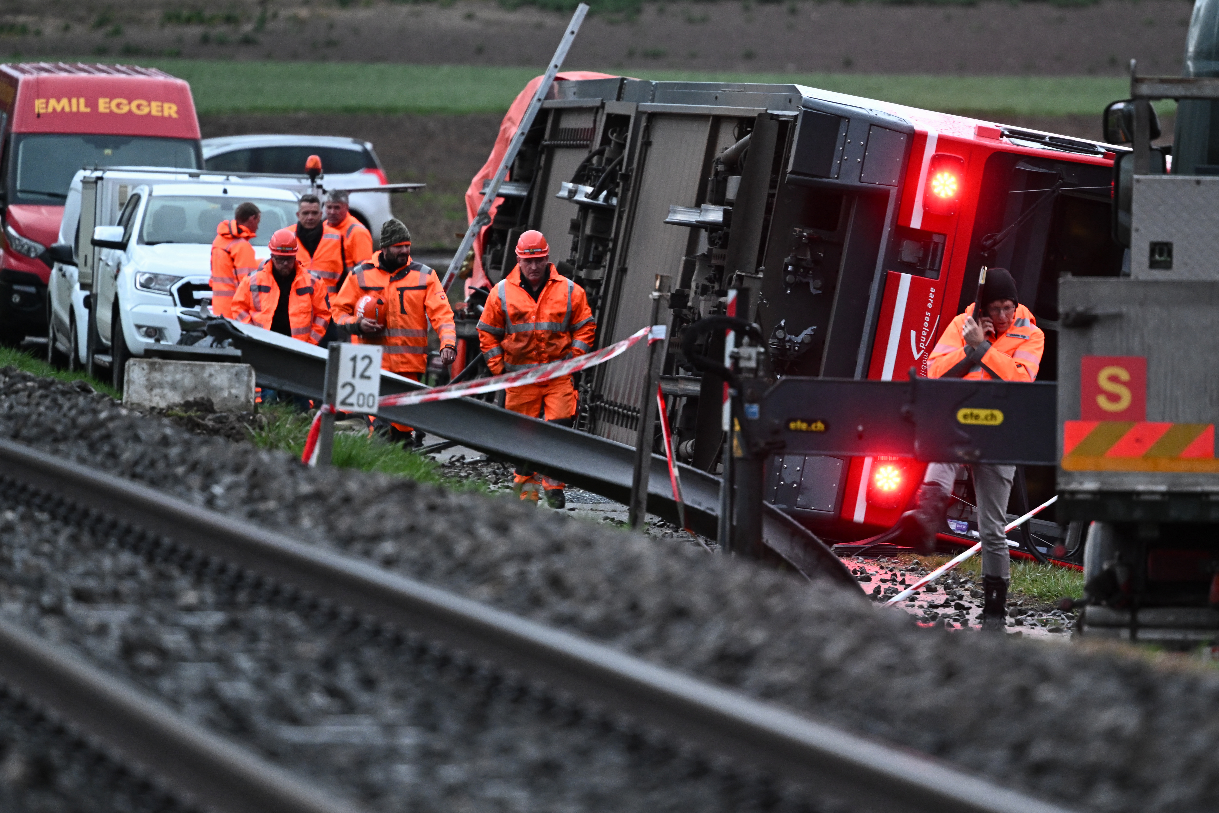 Suiza: 15 personas heridas por accidente ferroviario