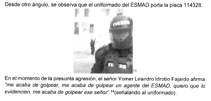 Llamado a juicio disciplinario contra el patrullero Martín Elías Martínez.
