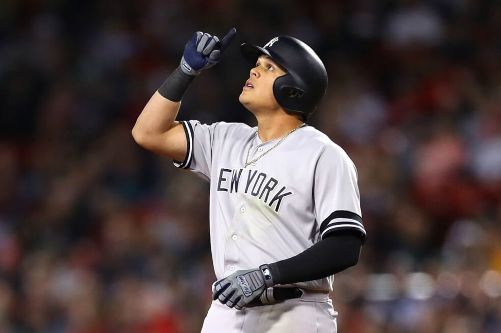 Giovanny Urshela y un nuevo jonrón con los Yankees