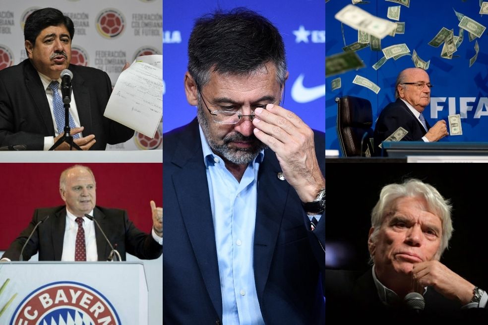 De Bartomeu a Luis Bedoya: Los dirigentes del fútbol que tuvieron líos con la justicia