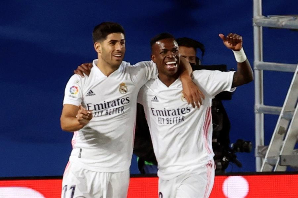 Vinicius Junior anotó el gol de la victoria del Real Madrid sobre Valladolid