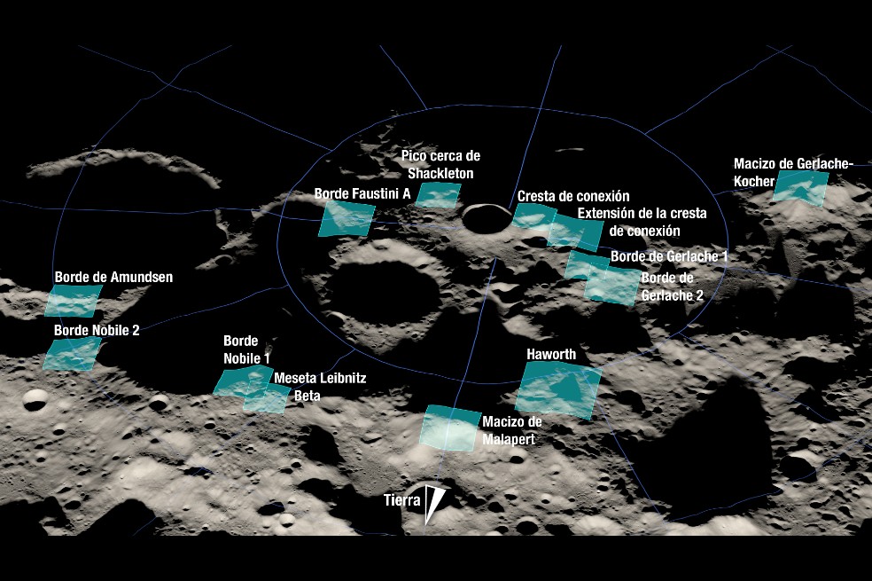 ¿Cuáles son las zonas de la Luna que pisará por primera vez una mujer?, la NASA da pistas